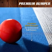 Barrington Billiards Felix 7.25 ft Pool Table with 2 Cue Sticks & Complete Accessory Set, Blue
