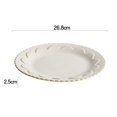 thumbnail image 2 of Creative Tableware Personalized Hotel Restaurant Steak Plate Ceramic Plate Shallow Flat Plate Serving Dishes, 2 of 6