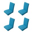 thumbnail image 1 of Decodeary 4piece Chairs With Stretchy Chair Covers Stylish And Functional Beautifying Lake Blue, 1 of 6