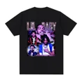 thumbnail image 3 of Camiseta estampada de rapero de hip hop Lil Baby, camiseta vintage de algodón de gran tamaño, manga corta, ropa de calle, camisetas casuales unisex, 3 of 5