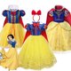 thumbnail image 2 of Disney Princess Dress For Girls Snow White Cosplay Costume Puff Sleeve Kids Dress Children Party Birthday Fancy Gown Vestidos, 2 of 5