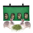 thumbnail image 1 of Bolsa de alimentación para conejos con comedero de heno, comedero de heno para conejos, comedero de heno para animales pequeños, tela oxford 600D, 1 of 6