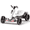White, variant on AJOOSOS 12V Metal Go Karts for Kids 3-6 Years Powered Ride-On with 400W*2 Motors 5 mph Max Speed