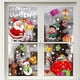 thumbnail image 1 of FINGOOO Christmas Window Clings Stickers 8 sheets Snowflake Window Decals Xmas Window Decoration, 1 of 4