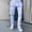 #433-Light Blue, variant on Men Multi Pocket Cargo Stacked Pants Elastic Drawstring Waist Side Strip Slim Fit Streetwear Trousers Khaki XL Gift