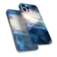 thumbnail image 6 of DesignSkinz Blue & Gold Glowing Star-Wave Full-Body Skin Decal Wrap Cover for iPhone 16 Pro Max, 6 of 9