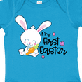 thumbnail image 4 of Inktastic My 1st Easter with Cute Bunny and Carrot Boys or Girls Baby Bodysuit, 4 of 5