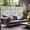 White, variant on MAYEERTY 72x47x16 Inch Black Arched Galvanized Steel Privacy Screen, 3 Piece Set for Outdoor Garden