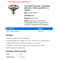 thumbnail image 2 of Driver Side Thermostat - Compatible with 2005 - 2020 Isuzu NRR 5.2L 4-Cylinder 2006 2007 2008 2009 2010 2011 2012 2013 2014 2015 2016 2017 2018 2019, 2 of 2