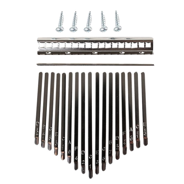 Piano Pulgar Con 17 Teclas Con Tornillo para Repuesto DIY