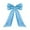 Sky Blue, variant on Large Hanging Satin Ribbon Bow for Room Decoration Wall Decorative Accessory for Birthday Party and Ballerina Girl's Room