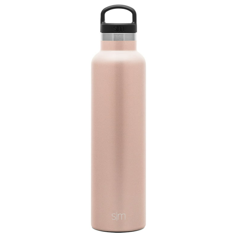 Simple Modern 24 Oz. Ascent Water Bottle - Hydro Vacuum Insulated Tumbler  Flask with Handle Lid - Double Wall Stainless Steel Reusable - Leakproof  Ombre: Havana 