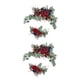 thumbnail image 1 of Guirnalda de flores artificiales decorativa para pared, decoración para recepción de bodas y fiestas 2 rojo, 1 of 9