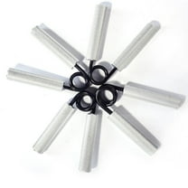 HONITANO 1Pcs Grip Strengtheners for Forearm Exerciser Silver Rectangular Design