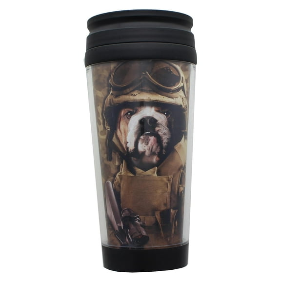 Combat Sam 16oz Plastic Travel Mug