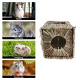 thumbnail image 4 of 1Pc Handmade Folding Nest Rabbit Sleeping House Pet Supply Animal Nest (Beige), 4 of 7