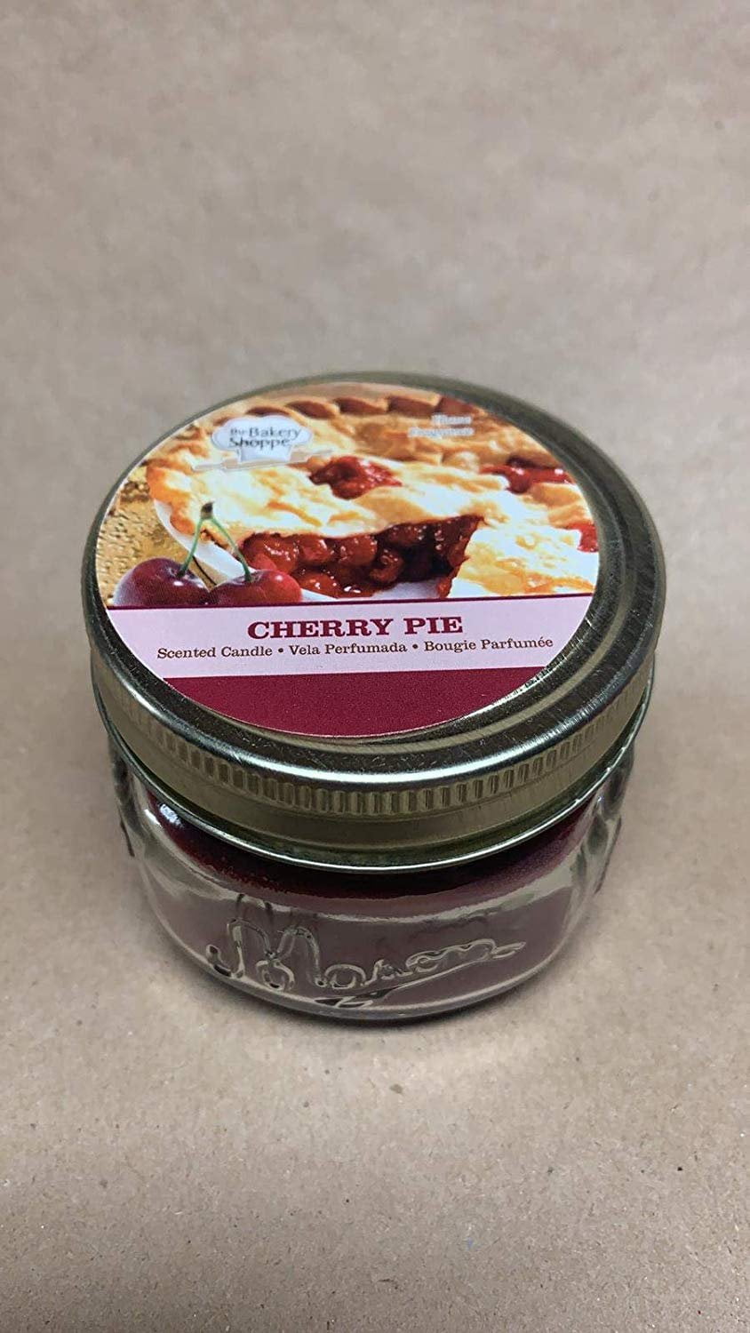 Old Williamsburgh Candle Company 3 oz. Mason Jar Jar Candle, Cherry Pie