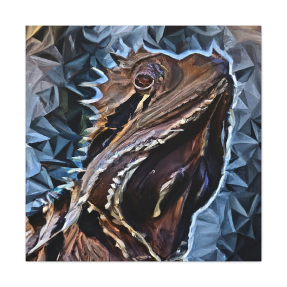 Frilled Lizard Splendor! - Canvas