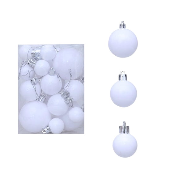 Cheapark 24Pcs Macaron Colored Christmas Balls - Pastel Tone Ornaments, Versatile Decor for Christmas Trees & Other Holiday Party Displays