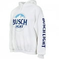 thumbnail image 2 of Busch Chandail à Capuchon Coloris Blanc avec Logo de Bière Légère - 2Xlarge, 2 of 5