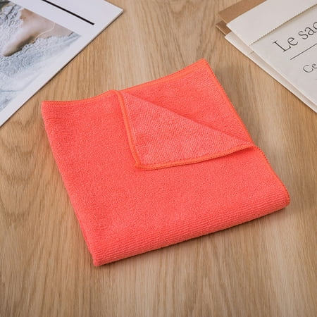 

WAHIUHIUA Clearance Washcloth Microfiber Kitchen Foldable Cleaning Cloth Scratch Proof Reusable Automobile Rag 30x30cm