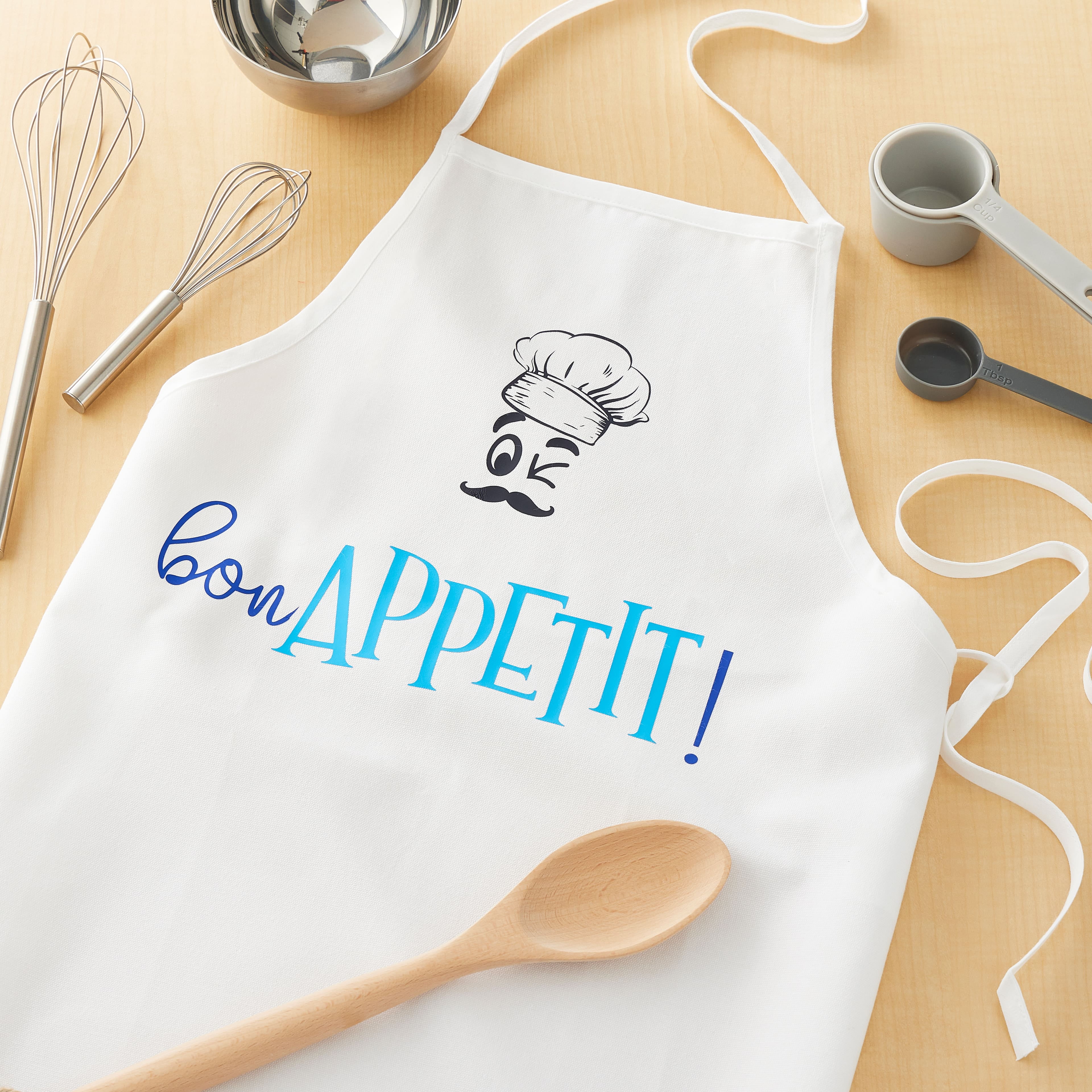 6 Packs: 3 ct. (18 total) Adult White Aprons by Make Market