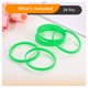 thumbnail image 4 of Uxcell 24Pcs Pulseras de Goma, Pulseras de Silicona de Color Sólido para Deporte/Ejercicio/Baloncesto Hombres Mujeres Adolescentes [Verde Lago], 4 of 6