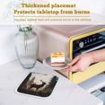 thumbnail image 6 of Forest Tree Elk Pot Holders for Kitchen Heatproof Potholder, 5 Pack Vintage Black Deer Animal Wild Plant Hot Pads Multipurpose Oven Pads Cloth Potholders Trivet for Cooking Baking, 6 of 8