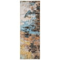 thumbnail image 2 of Hasoo Runner Rug 2x6 Non-Slip Washable Low Pile Abstract Print for Kitchen Indoor Yellow, 2 of 6