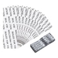thumbnail image 1 of 200 Piezas de Bandas de Contracción, Bandas de Contracción Perforadas Transparentes de 75*28mm, Bandas de Envoltura Térmica para Botellas, 1 of 7