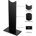 thumbnail image 3 of Soporte para casco de aluminio universal negro, 3 of 5