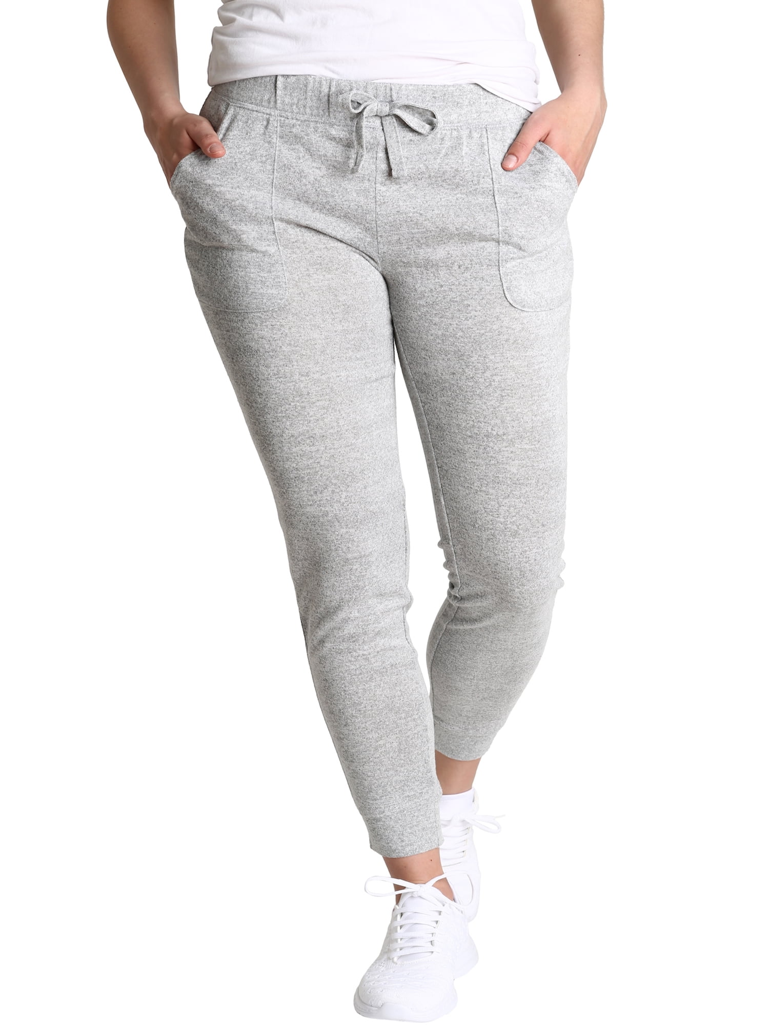 Blis Women's Tapered Sweatpant Lounge Jogger with Patch Pockets ...