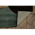 thumbnail image 4 of Linon Home Decor Milan Area Rug Collection, Brown and Turquoise, 8' x 10.3', 4 of 6