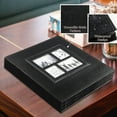 thumbnail image 4 of Photo Album for 4x6 Pictures – Extra Large 500-Pocket Album for Horizontal & Vertical Photos, Family or Wedding Memory Book – Black, 4 of 5