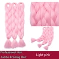 thumbnail image 2 of Ombre Jumbo Braiding Hair Extensions High Temperature Synthetic Twist Hair Multiple Colored Hair, 2 of 5