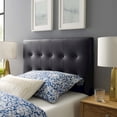thumbnail image 4 of Modway Emily Twin Modern Style Upholstered Faux Leather Headboard in Black, 4 of 9