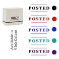 thumbnail image 7 of Printtoo Posted Self Inking Rubber Stamp Pre-Inked Office Stamp- Home Office Business Stationery, 47 x 20 mm Blue, 7 of 7