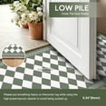 thumbnail image 5 of 2x6 Trellis Runner Rug,Hallway Runner Rug with Rubber Backing, Checkered Kitchen Non Skid Carpet Runners Washable Indoor Mat for Kitchen Entryway Bathroom Hallway, 5 of 7