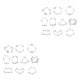 thumbnail image 1 of Bearachild Paquete de 10 galletas de Halloween molde de acero inoxidable Sugarcraft galleta molde en relieve Chocolate DIY postre suministros de C 2Conjunto, 1 of 6