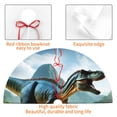thumbnail image 4 of Lsque Lake Forest Dinosaur A Print Christmas Tree Skirt, Tree Skirt with Ties or Velcro, Perfect for Holiday Decorations, Halloween, and New Year-30", 4 of 7