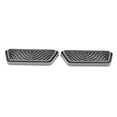 thumbnail image 1 of 2-Pack Gray Silicone Refrigerator Drip Trays, Trapezoidal Spill-Proof & Drain Pads Compatible with GE, Samsung Refrigerators - Cuttable, Reusable, Dishwasher Safe Mats for Water Dispensers, Coffee, 1 of 6