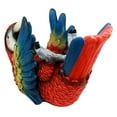 thumbnail image 3 of Rio Rainforest Jungle Red Scarlet Macaw Parrot Wine Bottle Holder Caddy Figurine, 3 of 4