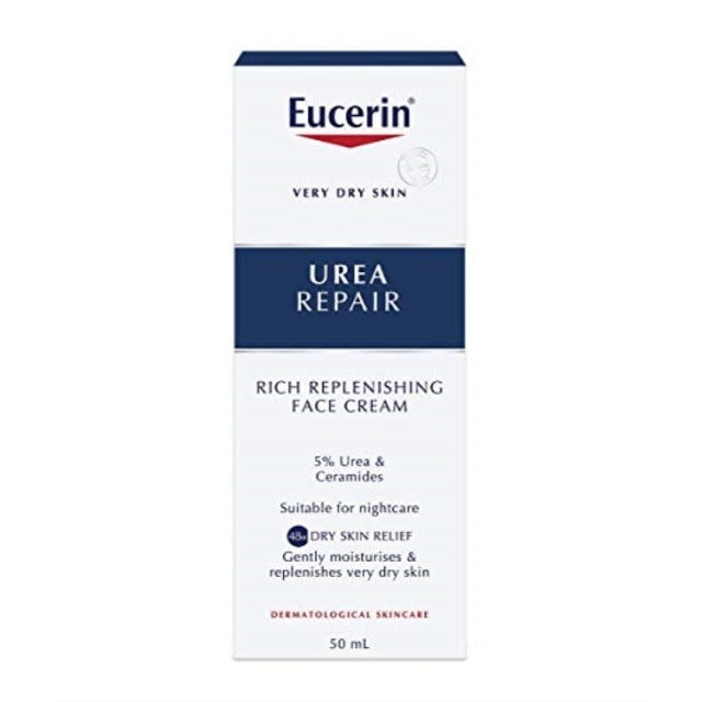 Eucerin Dry Skin Replenishing Face Cream Night 5% Urea Lactate 50Ml -