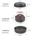 thumbnail image 4 of yeacher Portable Camping Cookware Set with 1.6L Kettle, Frying Pan, Steamer, and Stainless Steel Dishes for Outdoor Adventures, 4 of 6