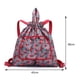 thumbnail image 3 of Baloncesto Yoga Bolsa Cordón Plegable Mochila Nylon para Viajes (Patrón de mapa) Sywqhk Para Estrenar, 3 of 8