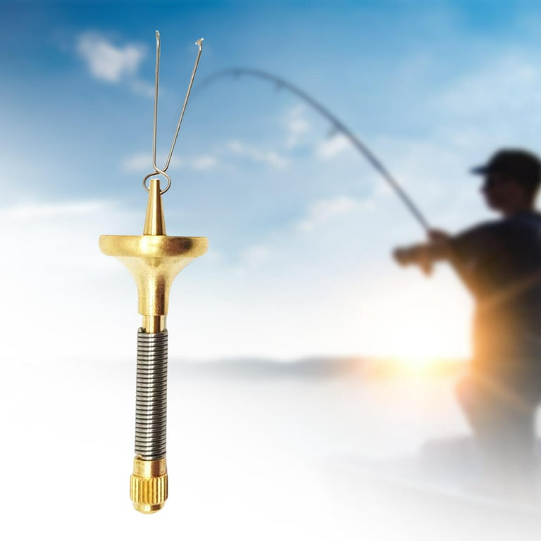 Fishing Tools Portable Fly Tying Equipment for Fly Tying Vise Fly Fishing  Accessories Brass Finisher Fly Tying Bobbin for Fishing Foldable Trash Can