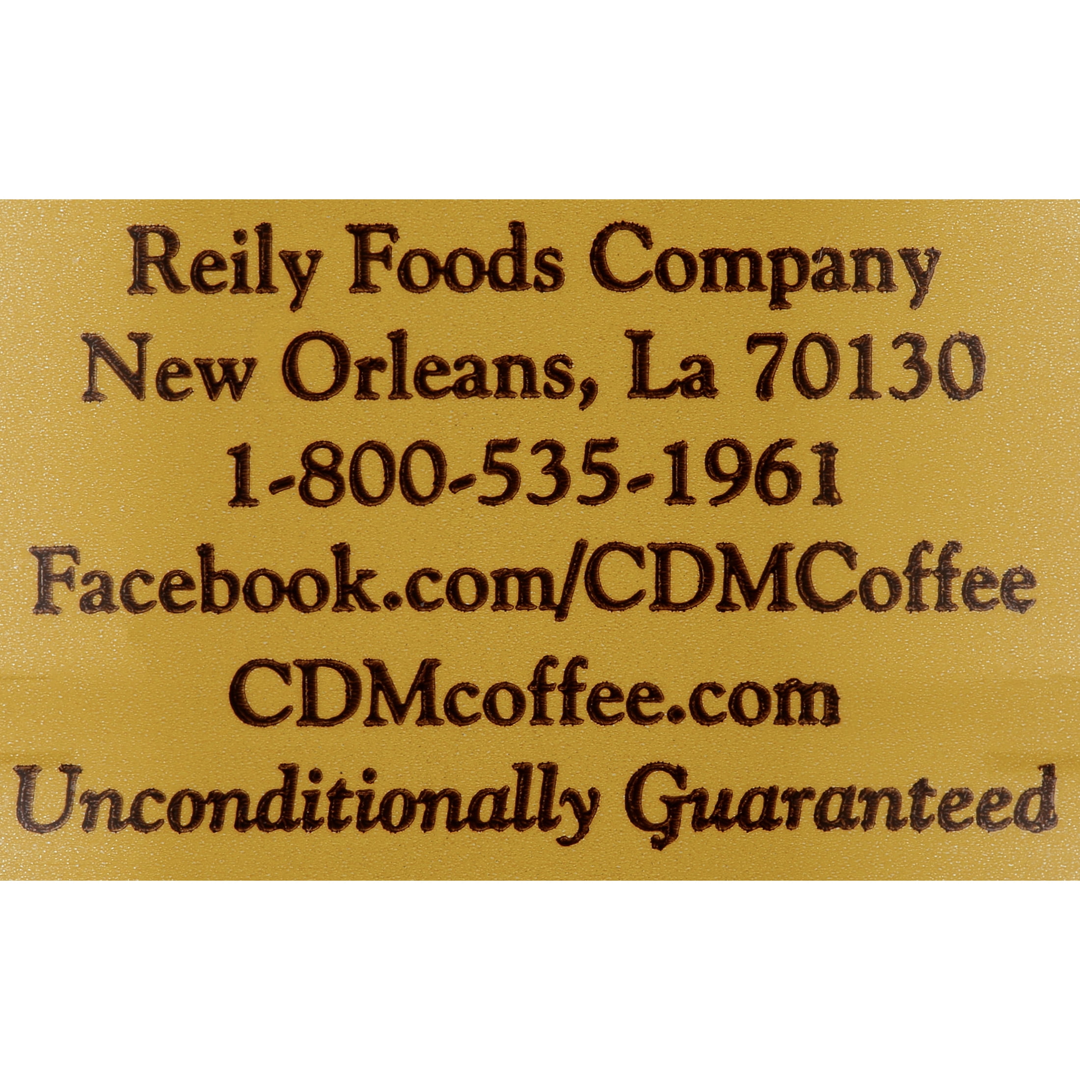 CDM Coffee & Chicory Regular Grind, 34.5 oz Can