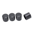 thumbnail image 2 of 50 Pcs Black Rubber PVC Flexible Round End Cap Round 12mm Foot Cover, 2 of 5