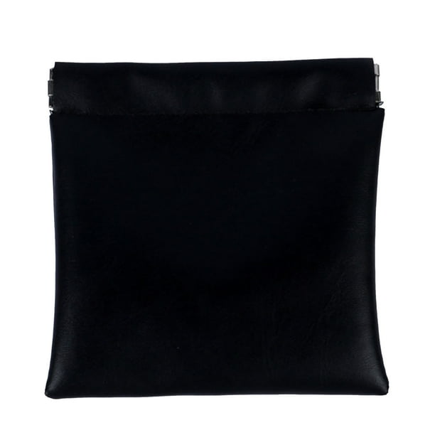 Envelope Portable Storage Bag Automatic Closing Makeup Bag Leather Fragment Storage Makeup Bag
