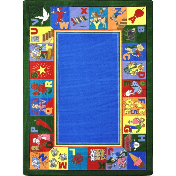 My Favorite Rhymes 10'9" x 13'2" area rug in color Multi